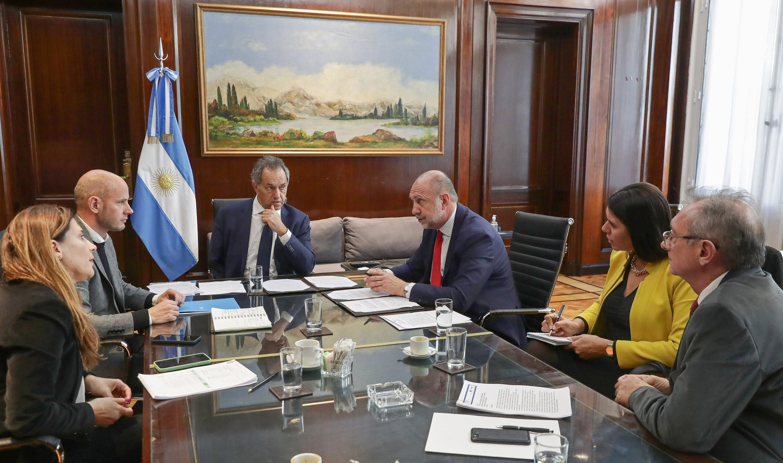 El gobernador Omar Perotti se reunió con el ministro de Desarrollo Productivo, Daniel Scioli