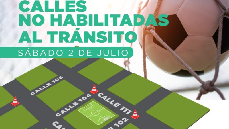 ¿Qué calles estarán cerradas por el partido Tigre – Romang FC ?