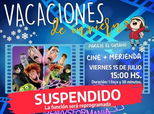 Reprograman la función de Cine en vacaciones de invierno
