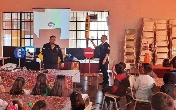 Malabrigo visita Intiyaco para capacitar en seguridad vial