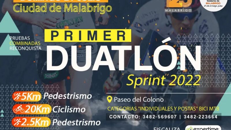 Reprograman el Duatlón Sprint 2022. Mirá cual es la nueva fecha