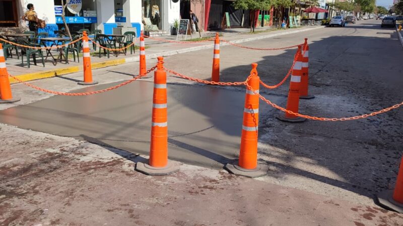 Avanzan las obras en distintos barrios de Reconquista