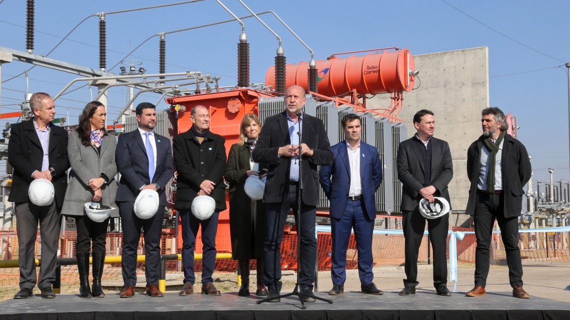 La provincia inauguró la Estación Transformadora Granadero Baigorria