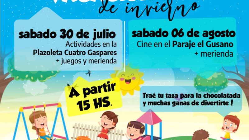 Programan actividades suspendidas en vacaciones de invierno