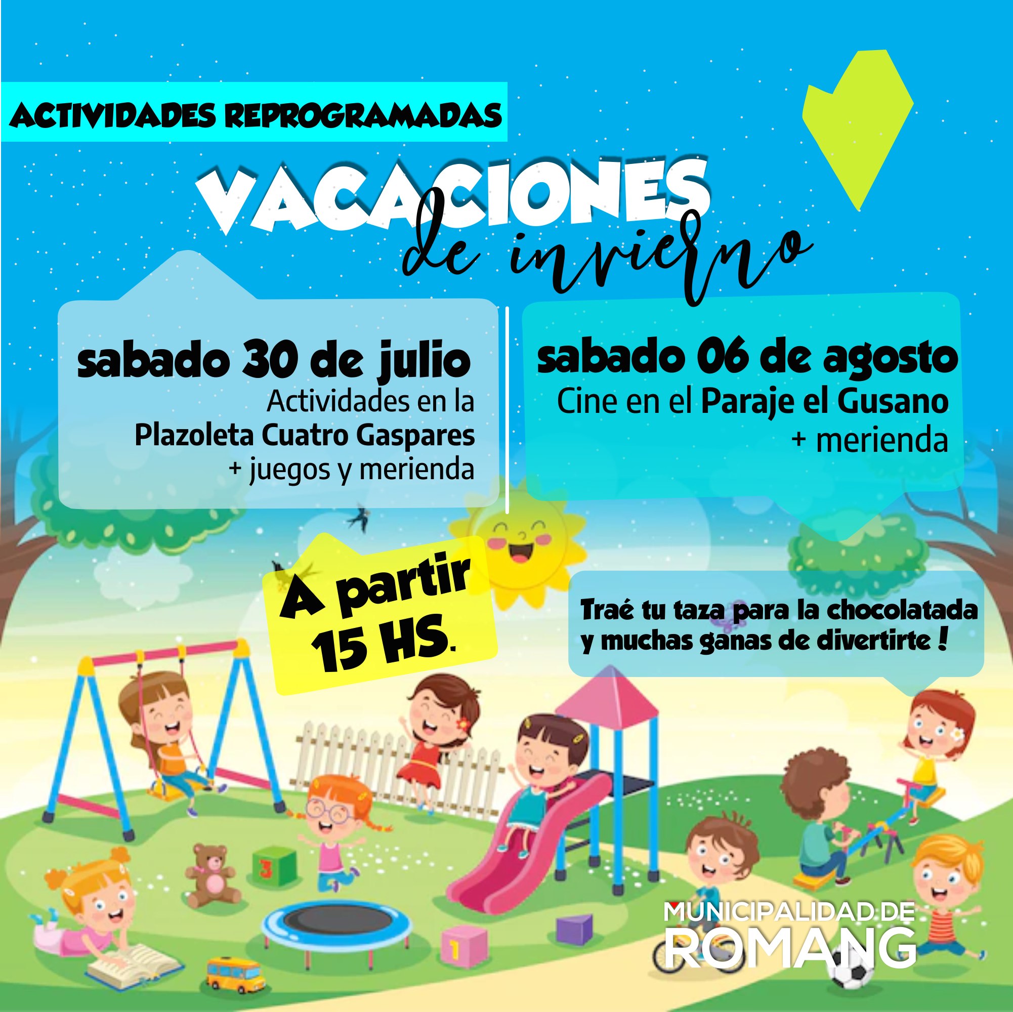 Programan actividades suspendidas en vacaciones de invierno