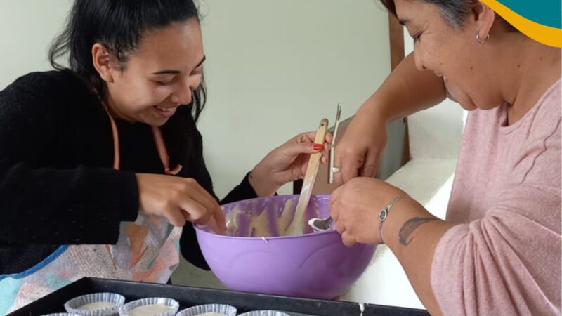 Empezó el taller de pastelería. Mirá que hicieron para el 9 de julio