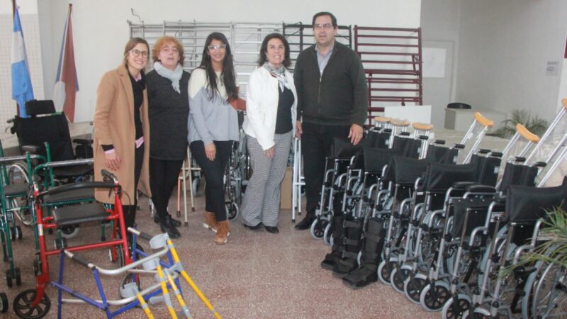 Presentaron el banco de elementos ortopédicos municipal en Reconquista