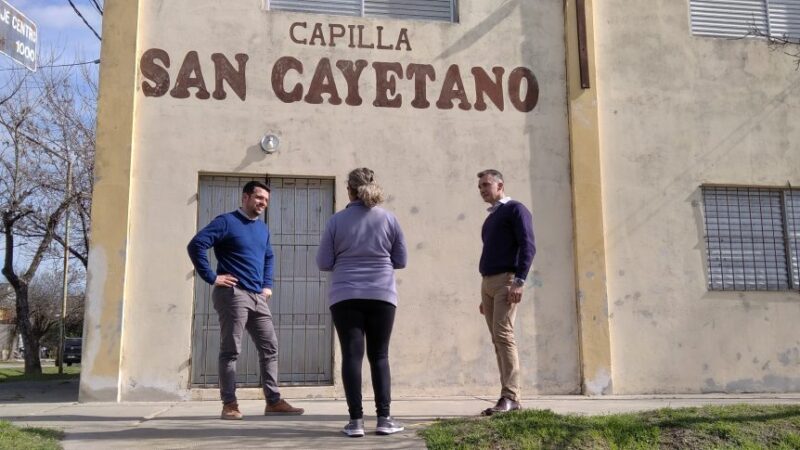 Reacondicionan el edificio de la capilla San Cayetano