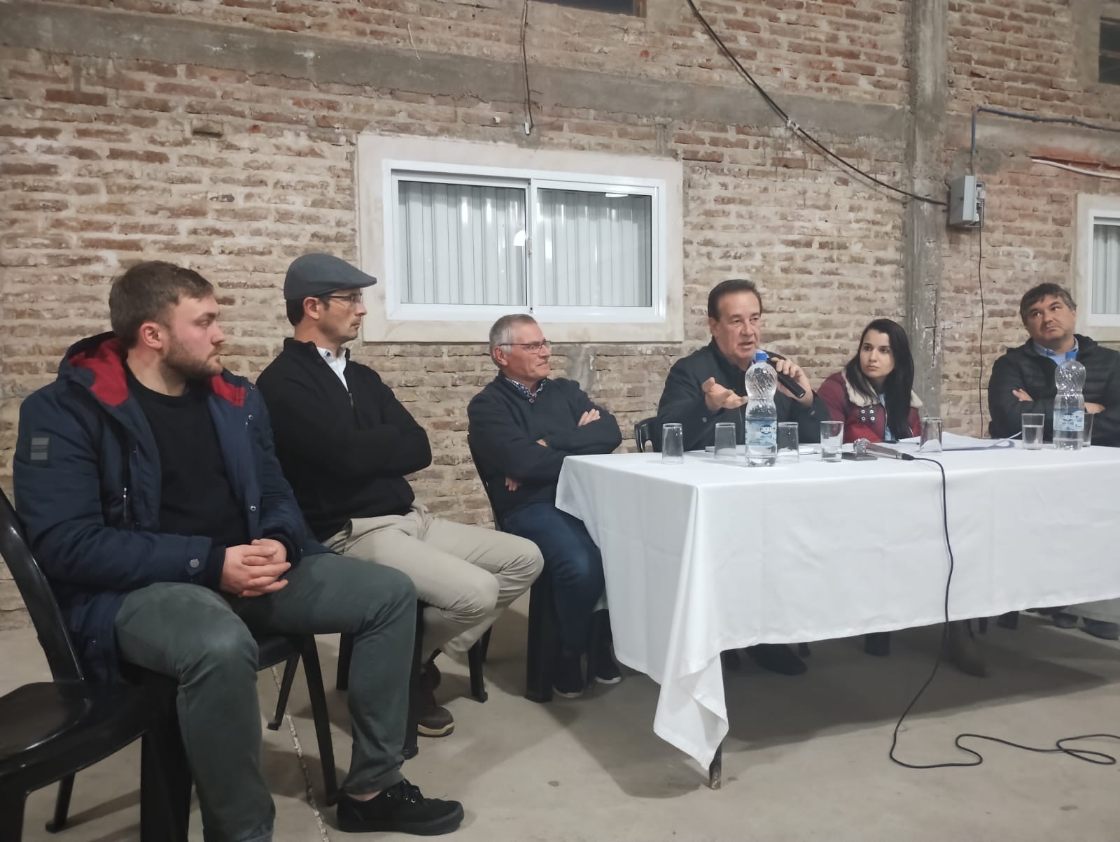 Marcón se reunió con productores de El Carmen