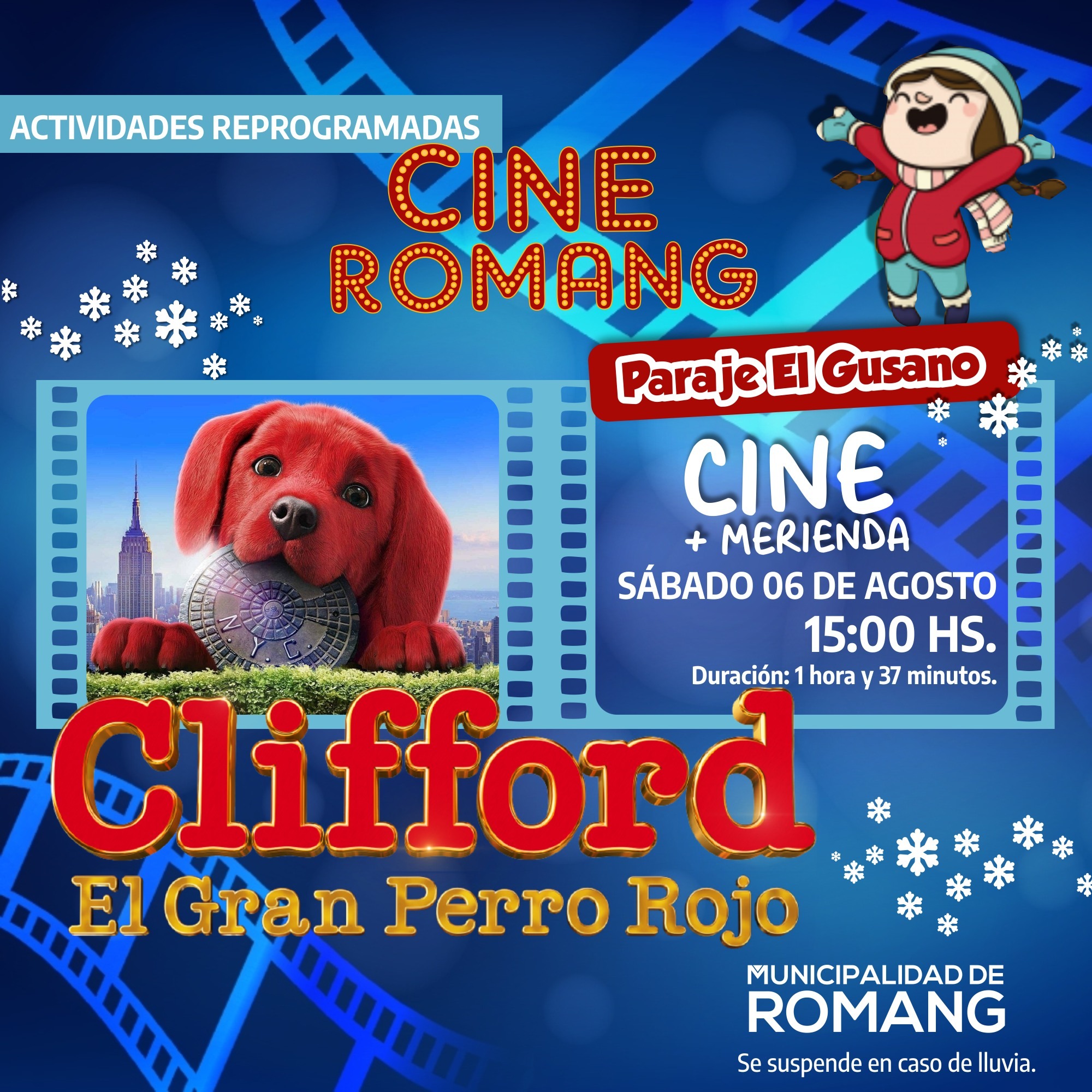 El ciclo «Cine Romang» llega a Paraje El Gusano