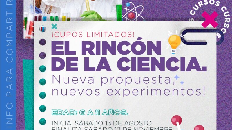 Abren el rincón de la ciencia en Avellaneda