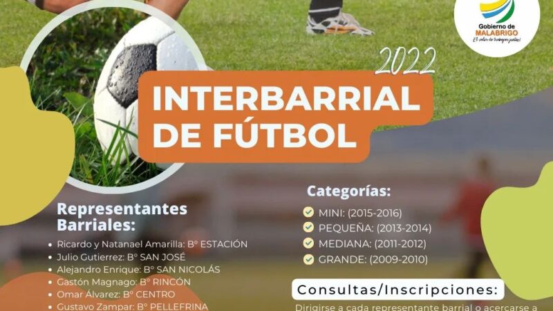 Malabrigo: vuelve el torneo interbarrial de fútbol