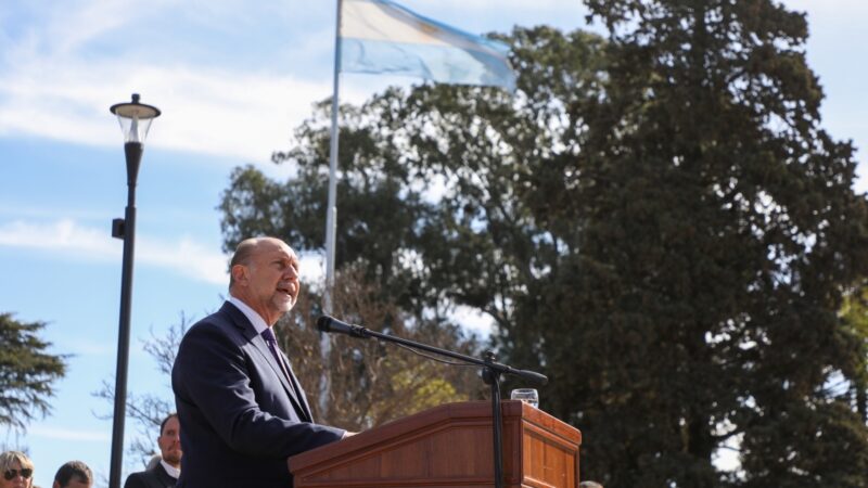 Perotti encabezó el acto por el 172º aniversario del fallecimiento del General José de San Martín