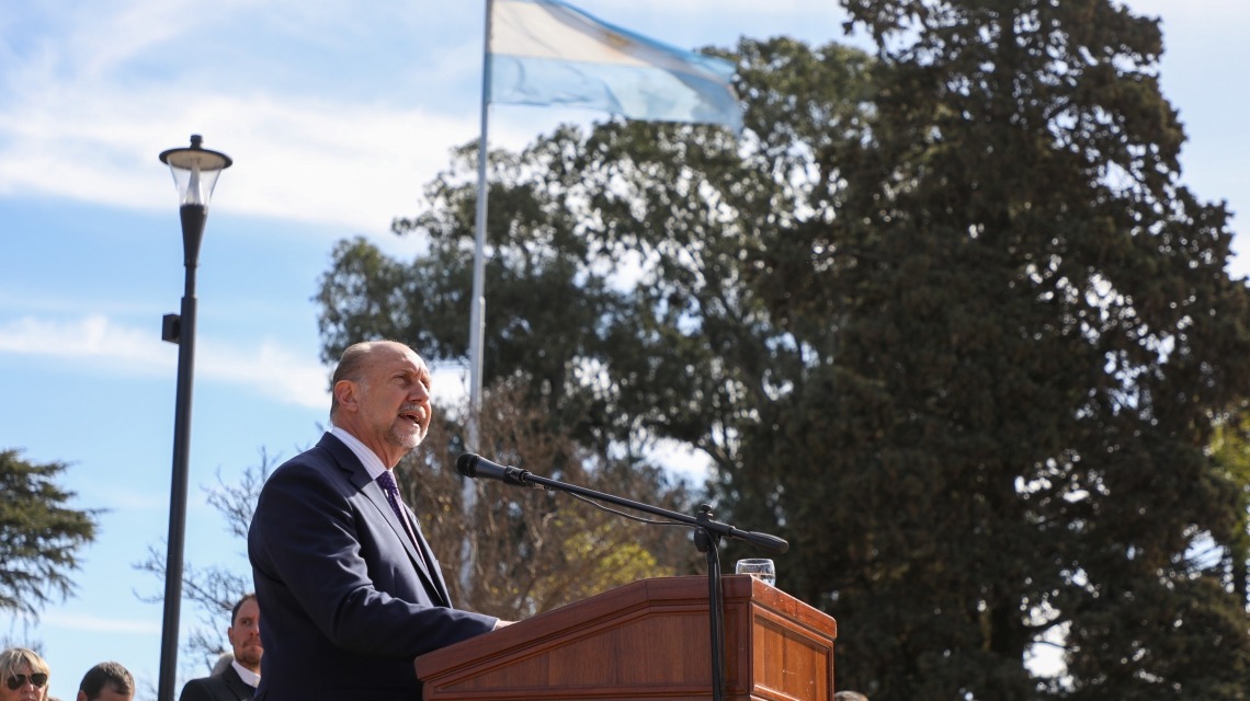Perotti encabezó el acto por el 172º aniversario del fallecimiento del General José de San Martín
