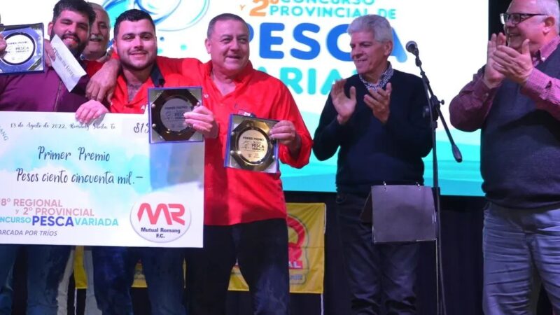 Romang: El Intendente Ramseyer participó del Concurso de Pesca