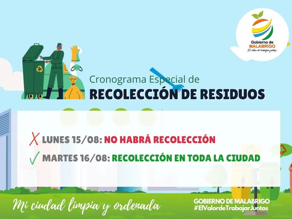 [SERVICIOS] No hay recolección de residuos en Malabrigo