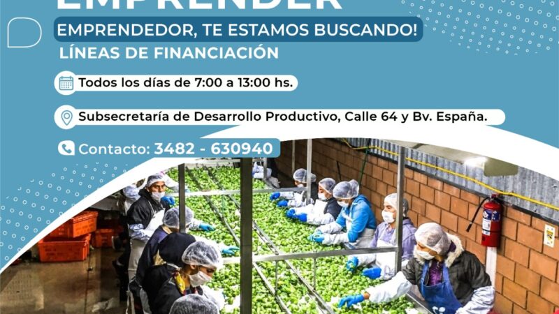 Registran a emprendedores en Reconquista