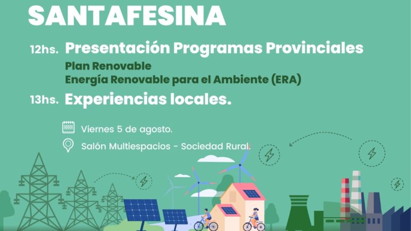 Conversatorio sobre Transición Energética en Reconquista