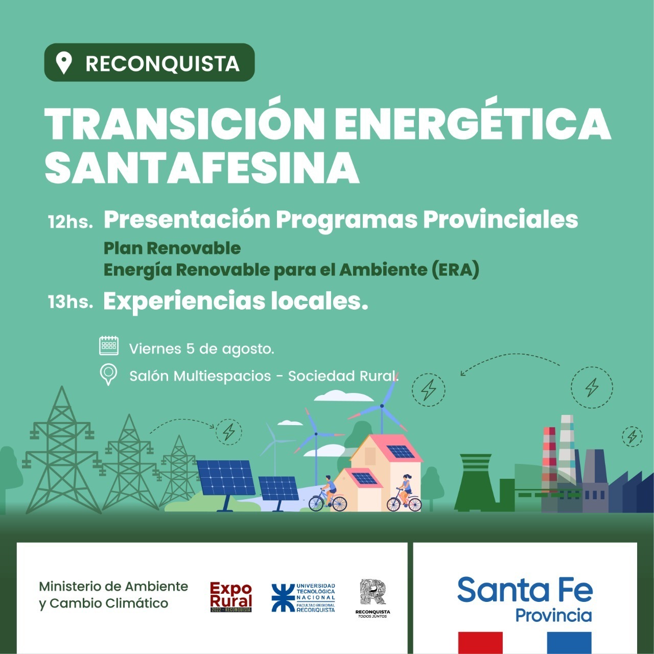 Conversatorio sobre Transición Energética en Reconquista