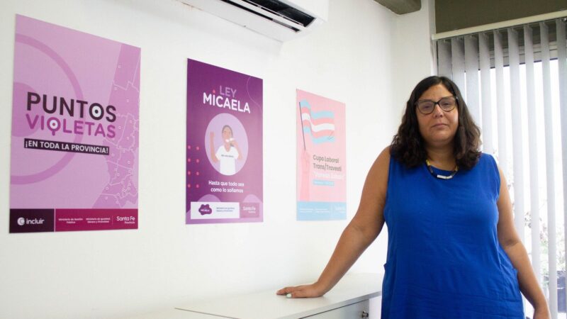 Marinaro inaugura el Punto Violeta de  Reconquista