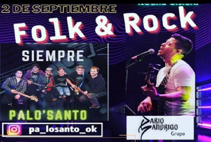 [MÚSICA] Folk&Rock en el Club Barrio Norte