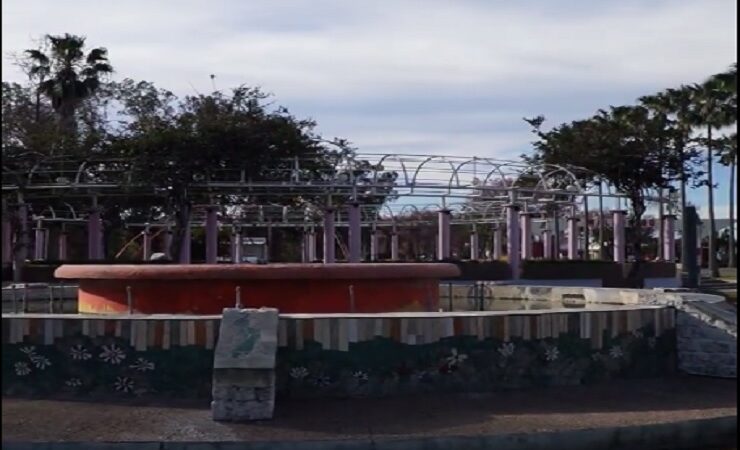 [VIDEO] Mirá como quedó la fuente del ingreso a Malabrigo