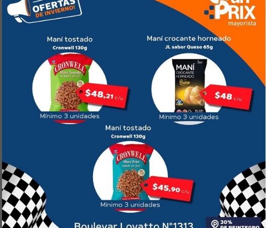 Mirá las ofertas de Grand Prix Mayorista