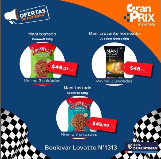 Mirá las ofertas de Grand Prix Mayorista