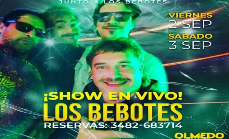 Show en vivo de «Los Bebotes en Reconquista