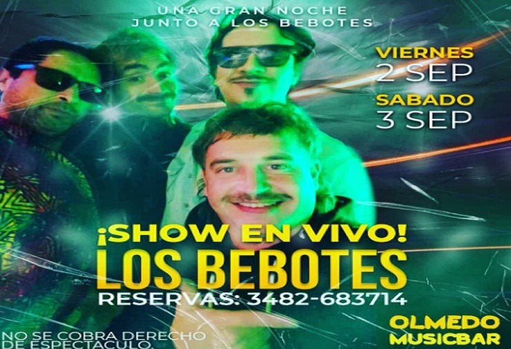 Show en vivo de «Los Bebotes en Reconquista