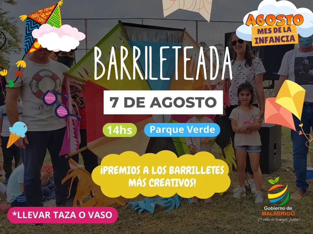 Barrileteada en Parque verde de Malabrigo