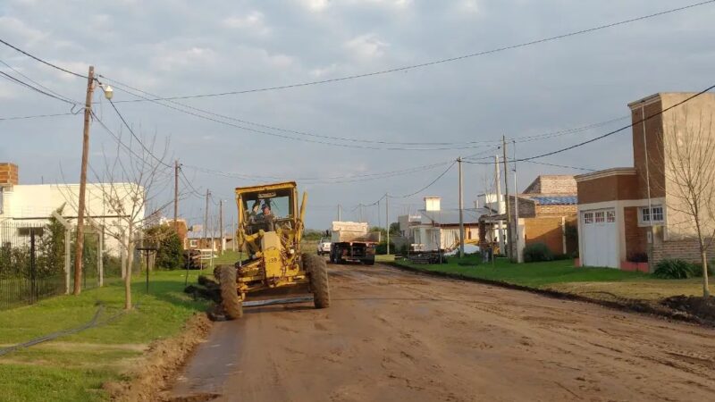 Avanzan las obras en Barrio Norte de Romang