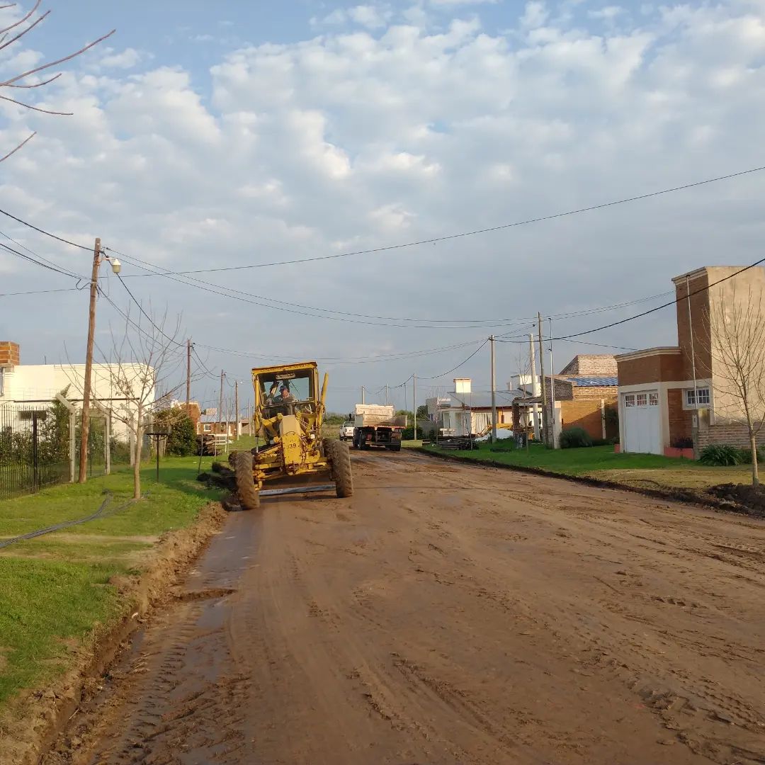 Avanzan las obras en Barrio Norte de Romang