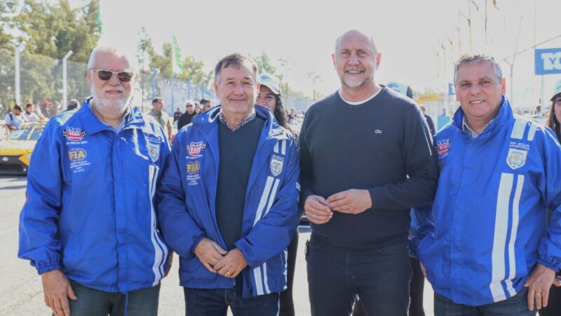 Perotti participó de la clausura de la Semana de la Velocidad en Rafaela