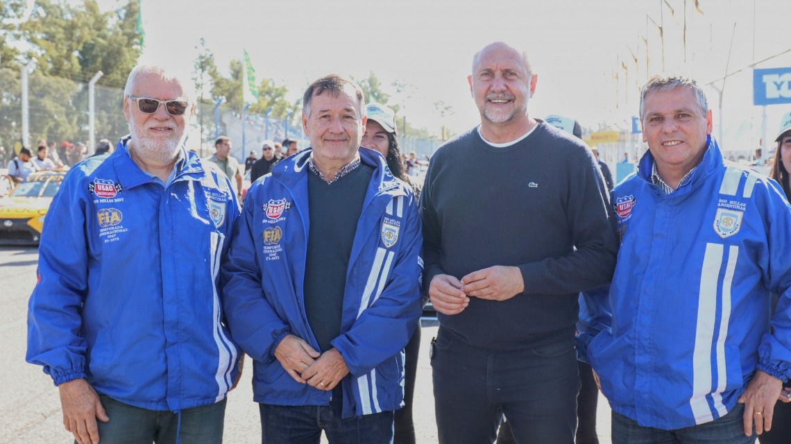 Perotti participó de la clausura de la Semana de la Velocidad en Rafaela