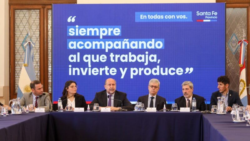 Omar Perotti presentó el nuevo Sistema de Gestión de Desastres Agropecuarios