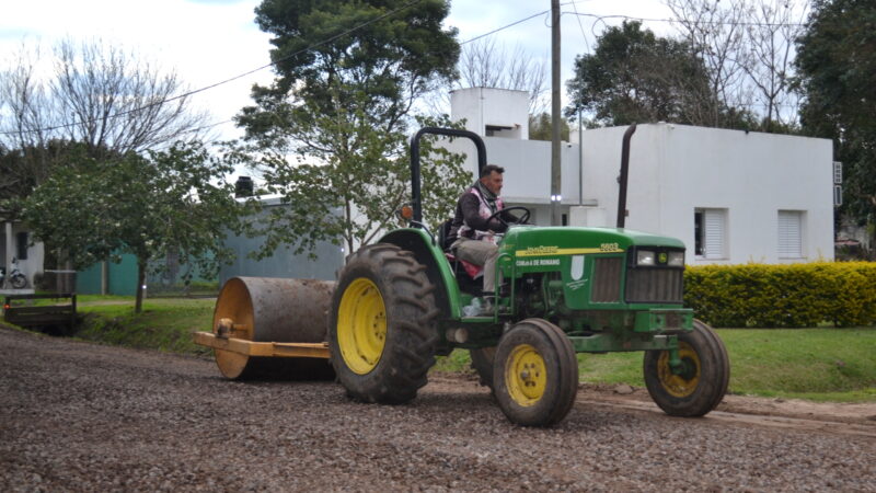 Mejoran las calles de los barrios de Romang