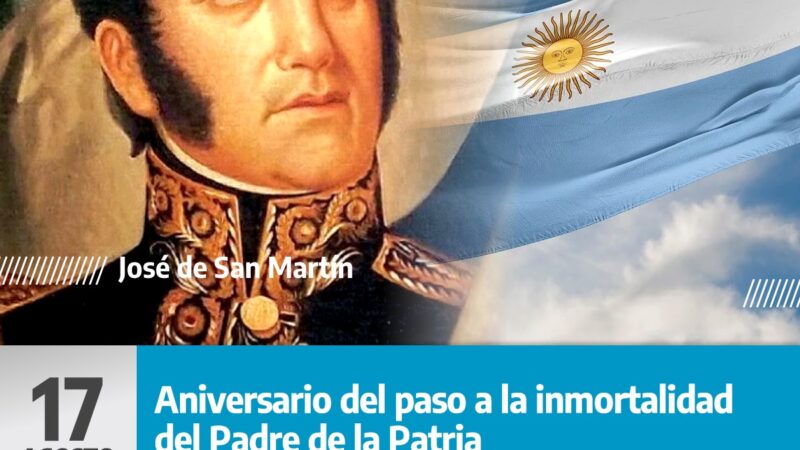 Romang rinde homenaje al General San Martín