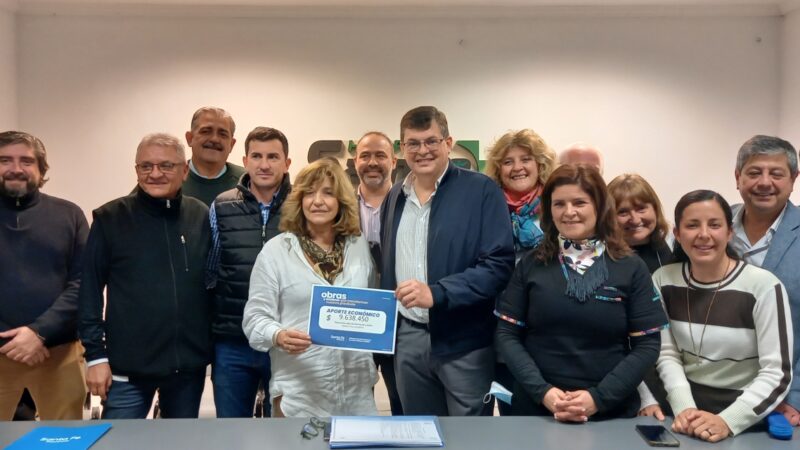 Frana entregó más de 9 millones de pesos para reparar el Hospital de Villa Ocampo