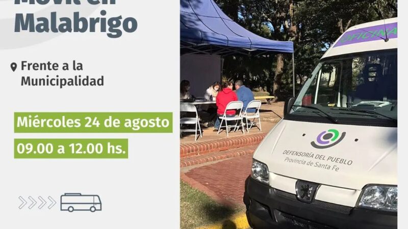 La oficina móvil de la Defensoría del pueblo llega a Malabrigo