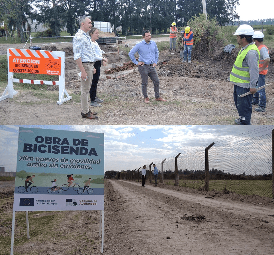 Avanza la bicisenda en barrio 302 de Avellaneda