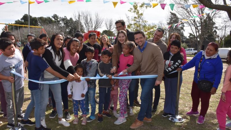 Braidot: » Trabajamos para que cada barrio tengo su propia plaza»