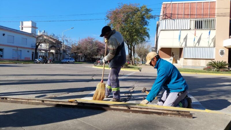 Avellaneda mejora la traza vial en el microcentro