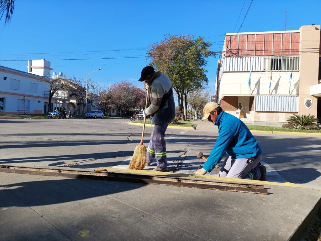 Avellaneda mejora la traza vial en el microcentro