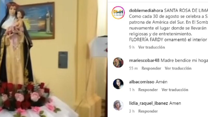 [VIDEO] El sombrerito celebró la fiesta Patronal en honor a Santa Rosa