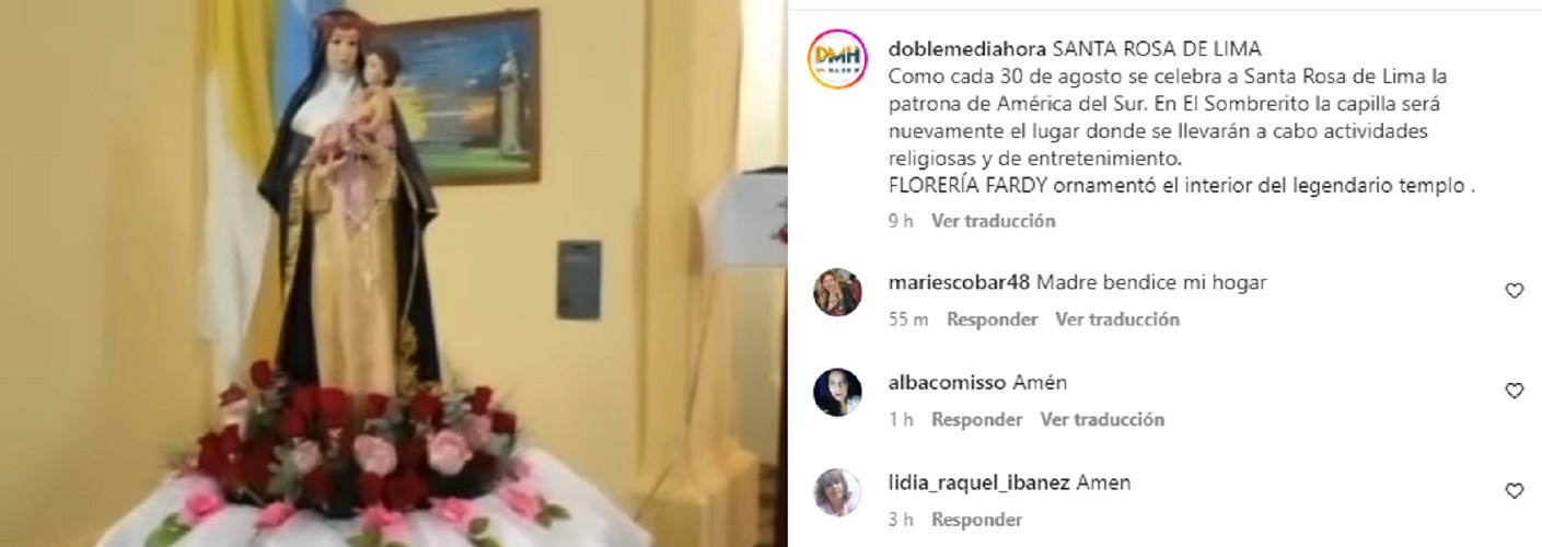 [VIDEO] El sombrerito celebró la fiesta Patronal en honor a Santa Rosa