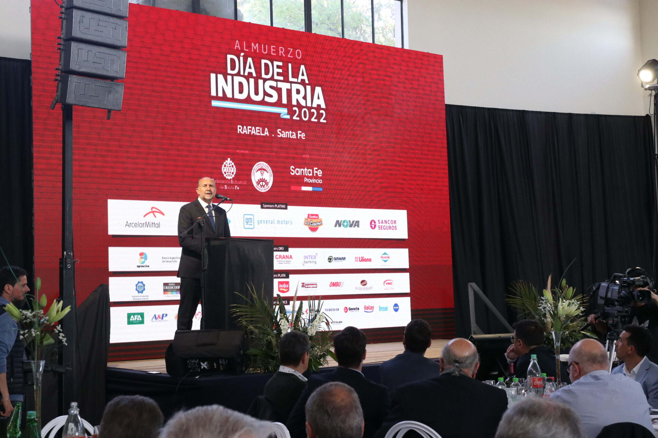 Perotti participó en Rafaela de la celebración por el Día de la Industria