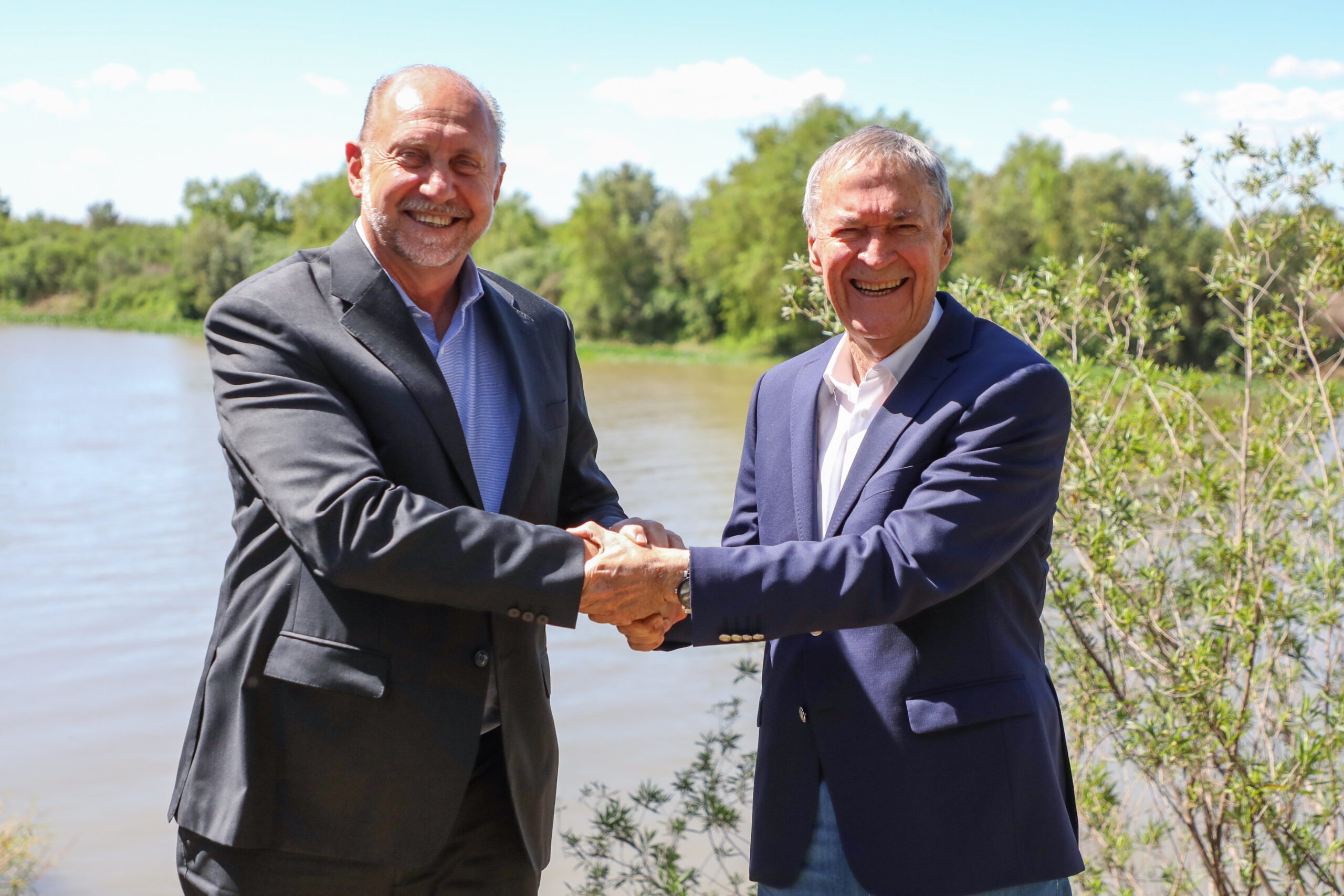 Perotti y Schiaretti anunciaron el llamado a licitación para la construcción del acueducto Interprovincial Santa Fe – Córdoba