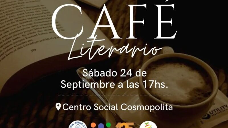 [CULTURA] Preparan un Café Literario en Malabrigo