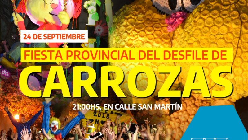 Fiesta provincial del desfile de carrozas en Romang